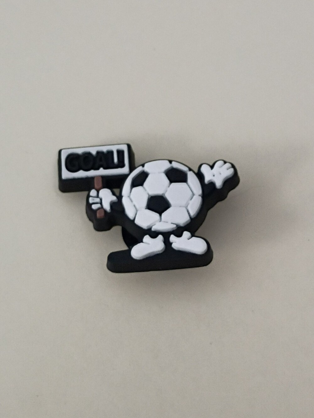 10 for $10 Jibbitz Croc Charm- Soccer Ball Holding Goal Sign Hands Feet Football